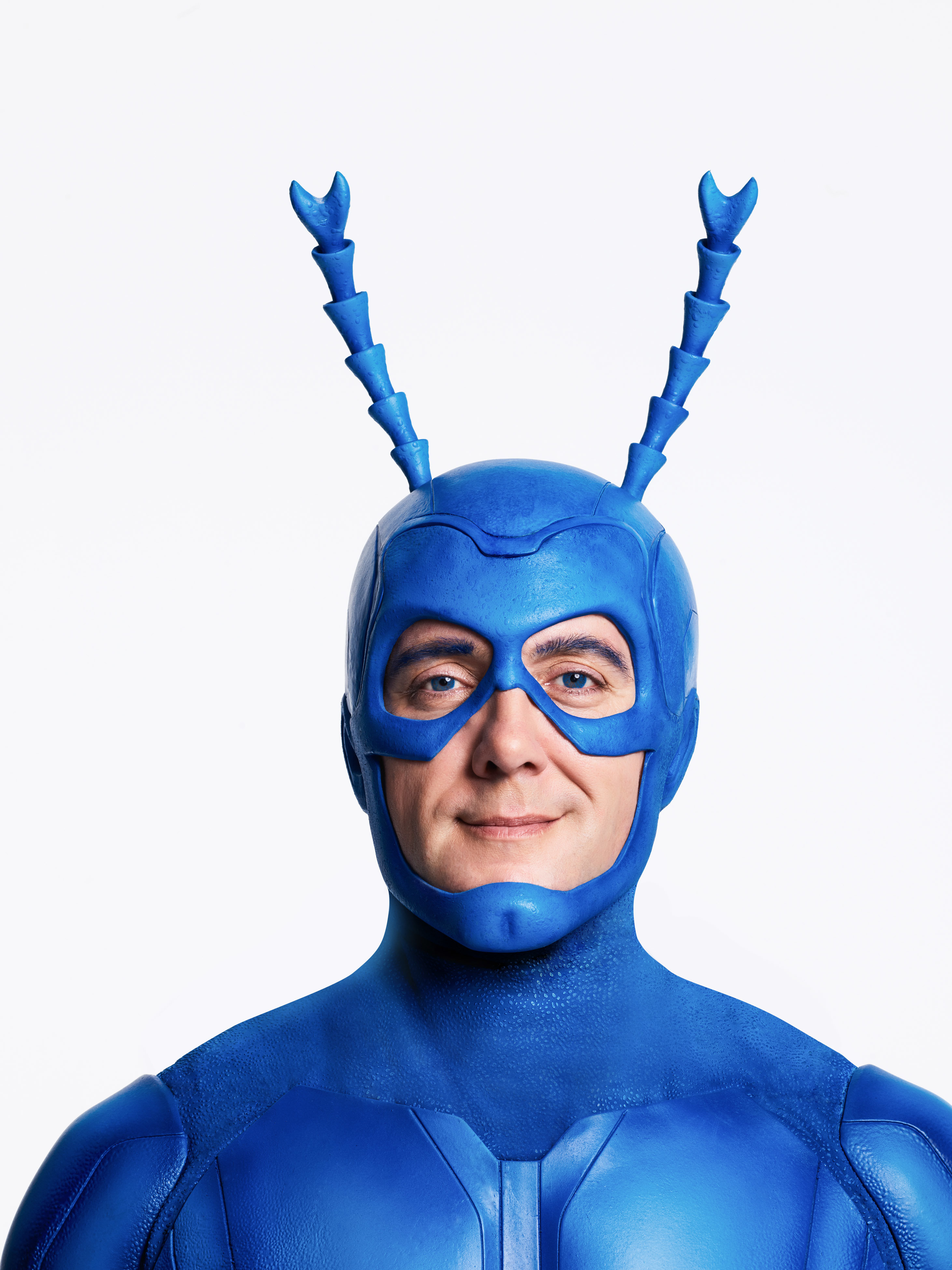 Глупый синий. Питер Серафинович тик. Синий Супергерой.